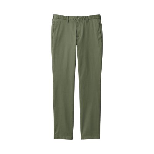 無印良品 紳士 ストレッチチノスリムパンツ メンズ AE0XLA5S カーキグリーン 紳士73