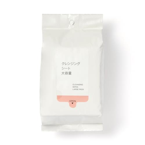 無印良品 クレンジングシート（大容量） ・30枚／約225×200mm 84473364