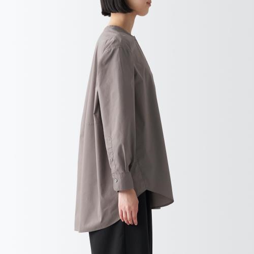 無印良品 チュニック 乾きやすいブロード長袖チュニック レディース BC2FXA3A モカブラウン 婦人XS