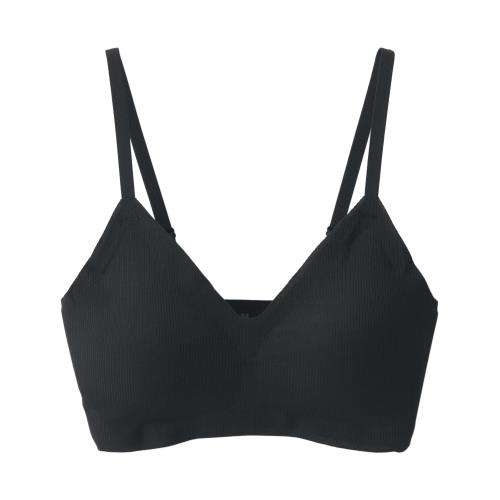 無印良品 婦人 肌あたりがやさしいリブブラジャー レディース FCH54A4A 黒 婦人XL 無印良品 婦人 肌あたりがやさしいリブブラジャー レディース FCH54A4A 黒 婦人XL