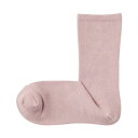 無印良品 婦人 足なり直角 履き口やわらか 足首に沿う靴下 レディース DAJ36A5S スモーキーピンク 21〜23cm