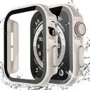 LISAMER 対応 Apple Watch ケース Series 10/9/8/SE/7/6/5/4 40mm アップルウォッチ用 ケース 防水 一体型 新デザイン 3D直角エッジ 超薄型 PC+ガラス素材 高透過率 対応 Apple Watch カバー 全面保護 装着簡単 高耐久 耐衝撃 スターライト