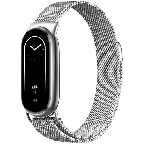 [YOFITAR] for Xiaomi Smart Band 9/8 금속 밴드 샤오미 스마트 밴드 9/8용 교환 벨트 미라네제 메쉬 벨트 스테인리스제 Xiaomi Band 9/Band 8 마그네틱