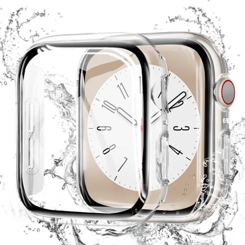 CAERMA for Apple Watch ケース Series 10/9/8/7/SE2/SE/6/5/4 42mm 超薄型 for アップルウォッチ カバー 防水 PC素材 硬度9H強化ガラス 高透過率 指紋防止 耐衝撃 全面保護 for Apple Watch カバー クリア CAERMA for Apple Watch ケース Series 10/9/8/7/SE2/SE/6/5/4 42mm 超薄型 for アップルウォッチ カバー 防水 PC素材 硬度9H強化ガラス 高透過率 指紋防止 耐衝撃 全面保護 for Apple Watch カバー クリア