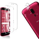 4枚セット2枚 FOR docomo らくらくスマートフォン F-52B 用のガラスフィルム + 2枚 FOR Fujitsu らくらくスマートフォン F-52B 用の カメラ フィルム 超薄型 強化ガラス 保護フィルム FOR 富士通 らくらくスマートフォン F-52B 用の旭硝子製 硬度9H 飛散防止 液晶保護フィル