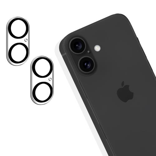 2枚セット対応 iPhone 16 用のカメラフィルム レンズ 保護カバー 簡単貼り付け 対応 iPhone 16/iPhone 16 Plus カメラフィルム保護 レンズ全面保護 自動吸着 防塵 指紋防止 PCduoduo