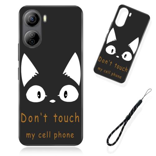 FOR ZTE Libero 5G IV A302ZT 用のケース シリコン tpu 薄型 耐衝撃カバー スマホ 防水ケース かわいい 人気 オシャレ スリム磨り表面 柔軟性 擦り傷防止 携帯カバー FOR ZTE Libero 5G IV A302ZT 用のスマートフォン専用保護ケース (Don't touch my cell phone) FOR ZTE Libero 5G IV A302ZT 用のケース シリコン tpu 薄型 耐衝撃カバー スマホ 防水ケース かわいい 人気 オシャレ スリム磨り表面 柔軟性 擦り傷防止 携帯カバー FOR ZTE Libero 5G IV A302ZT 用のスマートフォン専用保護ケース (Don't touch my cell phone)