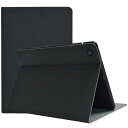 対応 Teclast M40SE 適用のケース 軽量 薄型 対応 Teclast M40SE 適用のタブレット 専用 PU 保護 スタンド カバー 耐衝撃 傷防止 機能 対応 Teclast M40SE 適用 PCduoduo (ブラック)(2)