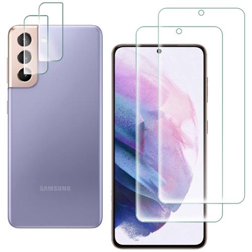 4FOR Galaxy S21 5G SC-51B SCG09 6.2 ѥ饹ե 2 + 2 FOR Galaxy S2...