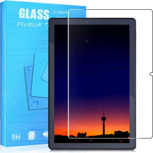 For LUCA アイリスオーヤマ TE103M3N1-B 10.1インチ 適用の ガラスフィルム 強化ガラスフィルム 耐指紋 撥油性 表面硬度9H ラウンド加工処理 飛散防止処理 高透過率 光沢表面仕様 画面保護 指紋防止 保護シート 対応 LUCA TE103M3N1-B 適用の 液晶保護フィルム PCduoduo