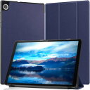 FOR Lenovo Tab M10 HD Gen 2 10.1 用のケース タブレット ケース 新型 FOR TB-X306F TAB 用のカバー スタンド機能付き 保護ケース 三つ折 マグレット開閉式 薄型 超軽量 全面保護型 Lenovo Tab M10 HD (2nd Gen) 用のスマートケース PCduoduo (ダークブルー)(2)