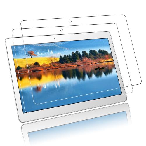 二枚入り FOR docomo Dtab d-01H/ FOR Huawei Mediapad M2 10.0 用の ガラスフィルム/日本旭硝子製/硬度 9H FOR docomo Dtab d-01H/ FOR Huawei Mediapad M2 10.0 用の 強化ガラス フィルム 指紋防止/自動吸着/撥水撥油/飛散防止/気泡ゼロ PCduoduo