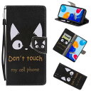 FOR Redmi Note 11 用の対応スマホケース 手帳型 猫プリントカバー FOR Redmi Note 11 用の手帳ケース 手帳型 スマホケース レ...