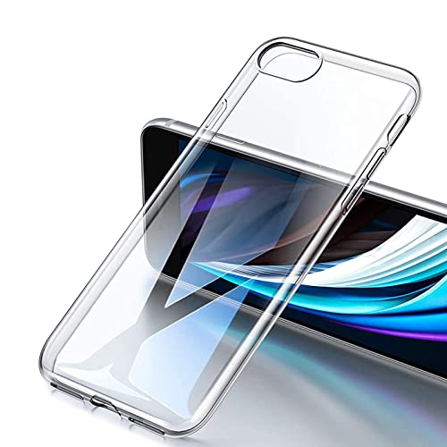 対応 iPhone SE3第3世代 2022 用の ケースクリア 透明 TPU カバー FOR iPhone SE 第2世代 2020 用のカバー クリアカバー 薄型 軽量 耐衝撃 擦り傷防止吸収柔らかい手触り クリア FOR iPhone 7/iPhone 8 用の全面保護カバー