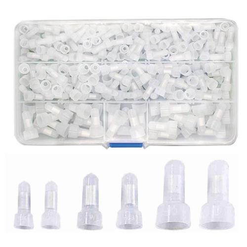 絶縁被覆付閉端接続子250個セットコネクターキャップ AWG 22-16 16-14 12-10 CE型 圧着端子 キャップ ..