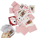 DY.2ten 54枚 トランプ ミニトランプ 5.5*4.5(cm) 2個セット ミニチュア 可愛い ゲームポーカー ペーパートランプ 家族 パーティー おも...