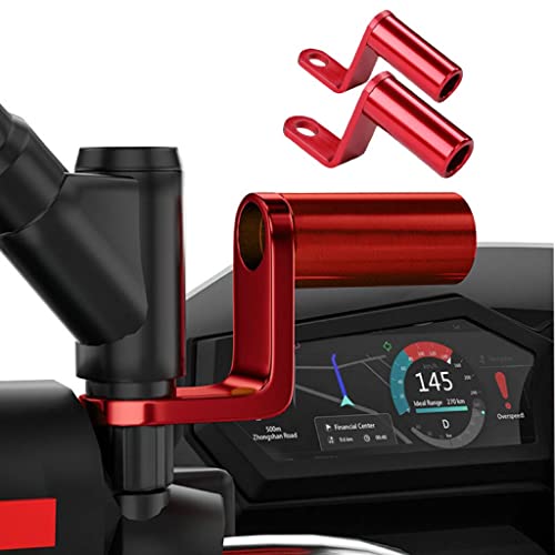 2個セットクランプバー バイク ハンドル バイク用 ハンドル用クランプバー クランプアダプター スマホホルダー ミラー アルミ製 ブラケット 自転車 汎用 拡張 簡単取付 錆止