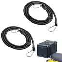 nalaina 荷台用 ゴム紐 ゴムバンド フック付き 荷物固定 ゴムロープ 2本セット 固定紐 丸 荷台用ゴムひも1M 超長い 直径9mm ゴムひも 弾性ロープ 固定ベルト 荷崩れ防止 荷物固定紐 自転車 自由伸縮 バイク オートバイ スクーター キャリーカート