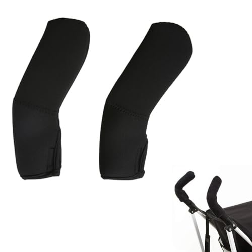 nalaina ベビーカーハンドルカバー (2個入れ) 持ち手カバー ベビーカー 保護 ハンドル 汚れ防止 滑り止め 取っ手カバー ベビーカーアクセサリー 装着カンタン