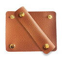 DY.2ten バッグ持ち手カバー 2個セット ハンドルカバー かごバッグ トートバッグ ビジネスバッグ バッグハンドルカバー レザー 滑り止めグリップ付き 負...