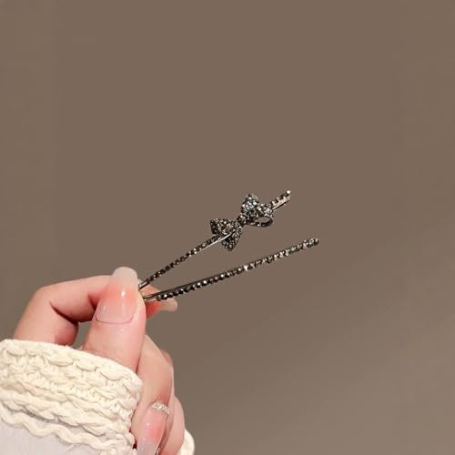 EZ PEACH クラシカル パール ヘアピン モンド セット ヘアアクセサリー シンプル ゴールド 可愛い かわいい 前髪 髪留め 髪飾り 女性 レディース パーティ (D)