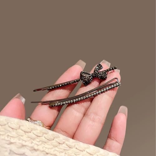 EZ PEACH クラシカル パール ヘアピン モンド セット ヘアアクセサリー シンプル ゴールド 可愛い かわいい 前髪 髪留め 髪飾り 女性 レディース パーティ (D)