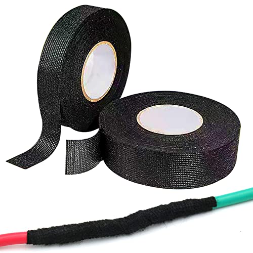 nalaina 自動車用絶縁テープ 自動車布テープ アセテート粘着テープ 自動車用 ワイヤーハーネステープ ..