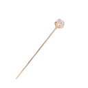 EZ PEACH かんざし スティック かんざし ヘアスティック 一本挿し シンプル ヘアアクセサリー 浴衣 ゆかた (パール-花01)