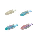 EZ PEACH 跡がつかない 前髪クリップ べっ甲風 4個入 あとがつかない 前髪 ヘアクリップ 跡クセつかない前髪クリップ メイク ヘアアレンジ べっ甲 跡がつかないピン (S-01)