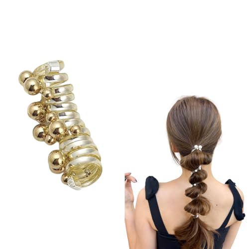 EZ PEACH ヘアアクセサリー レディース パール 人気 ワイヤーポニー ヘアワイヤー アレンジワイヤー ヘ..