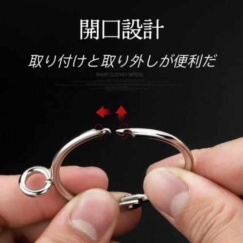 カーテンリング20個セットシルバー スライドリング シャワーカーテンリング カーテ...