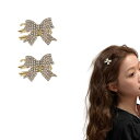 EZ PEACH バンスクリップ 小さめ ヘアクリップ ミニ 2個 セット 前髪留め 髪飾り キュート 大人 ヘアクリップ レディース 合金 可愛い 髪留め (...