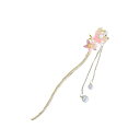 EZ PEACH かんざし スティック かんざし ヘアスティック 簪 花 簪パーツ 一本挿し シンプル ヘアアクセサリー 浴衣 ゆかた 和装小物 (桜々02)