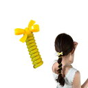 EZ PEACH ヘアアクセサリー レディース 電話コード型ヘアゴム 人気 ワイヤーポニー ヘアワイヤー アレンジワイヤー ヘアゴム 大人っぽい シンプル おしゃれ 細 ヘアゴム アレンジ自在 紐 おしゃれ (べっ甲風/蝶結び B)