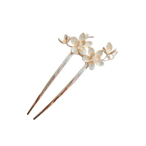 EZ PEACH 髪飾り パール 花ヘ ヘアコーム Uコーム 夜会巻き ら 簪 簡単ヘ 盛り髪 コーム 着物 浴衣 和装 夜会巻き ヘアピン お団子ヘアー 披露...