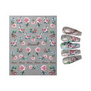 EZ PEACH ネイルシール 花々 ネイルステッカー 透け感 立体 極薄 可愛い ネイル用シール 3d 透明 桜 花びら 自己粘着 簡単ネイルアート ファッション アクセサリー 人気 お洒落 (ピンクバラ)