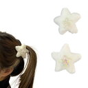 EZ PEACH 前髪クリップ スノーフレーク 星です 毛玉 ふわふわ 人気 シェル ヒトデ ヘア トップクリップ 髪飾り 髪留め 女の子 可愛い レディース ...