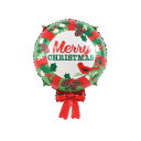 クリスマス バルーン 飾り セット アルミ 風船 装飾 飾り付け MERRY CHRISTMAS ミニ ホイルバルーン パーティーグッズ 装饰 デコレーション 学園祭 部屋 candy canes サンタさん クリスマスツリー (クリスマスリース)