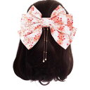 EZ PEACH 蝶結び 髪飾り リボン 袴 成人式 卒業式 ドライフラワー 和装 振袖 袴 ヘッドドレス 結婚式 七五三 誕生日 和風 女の子 子供 アクセサ...