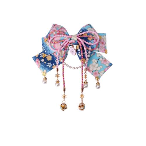 EZ PEACH 蝶結び 髪飾り リボン 袴 成人式 卒業式 ドライフラワー 和装 振袖 袴 ヘッドドレス 結婚式 七五三 誕生日 和風 女の子 子供 アクセサ...