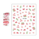 EZ PEACH ネイルシール ひまわり 菖蒲花 かすみ草 バラ ネイルステッカー アジサイ 花びら 花柄 桜 パープル系 3d 透明 花柄 春夏 花 自己粘着 貼るだけ ネイルアート (桜)