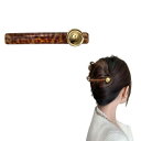 EZ PEACH バレッタ 大きめ シンプル 髪留め 髪飾り レディース バレッタ ヘアクリップ ヘアアクセサリー 結婚式 パーティー 入学式 お呼ばれ 卒業式...