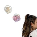 EZ PEACH べっ甲風 セッ花々 mini バンスクリップ ミニ ヘアアクセサリー レディース ヘアクリップ 小さめ 髪留め ヘアピン 髪飾り 小さい 小さ...