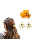 EZ PEACH べっ甲風 さくらんぼ セッ花々mini バンスクリップ ミニ ヘアアクセサリー レディース ヘアクリップ 小さめ 髪留め ヘアピン 髪飾り 小...