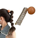 EZ PEACH ヘアアクセサリー レディース 人気 ワイヤーポニー ヘアワイヤー アレンジワイヤー ヘアゴム 大人っぽい シンプル おしゃれ 細 ヘアゴム アレンジ自在 紐 おしゃれ (飴玉/緋色)