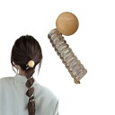 EZ PEACH ヘアアクセサリー レディース 人気 ワイヤーポニー ヘアワイヤー アレンジワイヤー ヘアゴム 大人っぽい シンプル おしゃれ 細 ヘアゴム アレンジ自在 紐 おしゃれ (飴玉/アイボリー)
