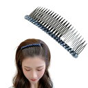 EZ PEACH オフィス DE 夜会巻き らくちん かんたん ヘアアレンジ 初心者の方にお勧め 小粒タ クリスタル 夜会巻き コーム 結婚式 卒業式 パーティー 和装 ヘッドドレス (C)