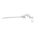 EZ PEACH かんざし スティック かんざし ヘアスティック 一本挿し シンプル ヘアアクセサリー 浴衣 ゆかた 結婚式 着物 成人式 発表会 (パール/S...