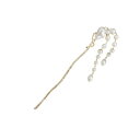 EZ PEACH かんざし スティック かんざし ヘアスティック 一本挿し シンプル ヘアアクセサリー 浴衣 ゆかた 結婚式 着物 成人式 発表会 (パール/G...