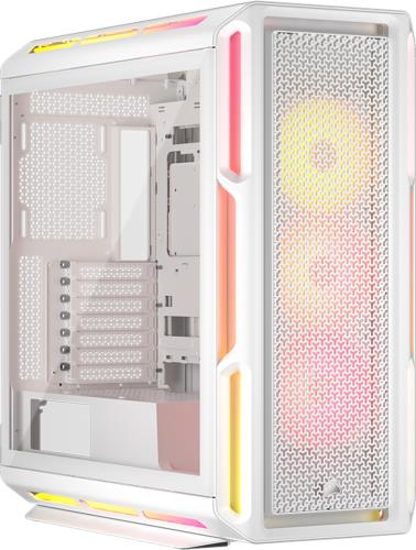 CORSAIR iCUE LINK 5000T LX RGB Mid-Tower PC Case White CC-9011299-WW CS9235
